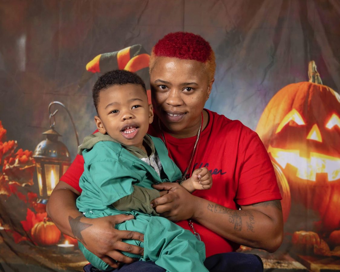 Image from Halloween in our House - Little boy with his parent