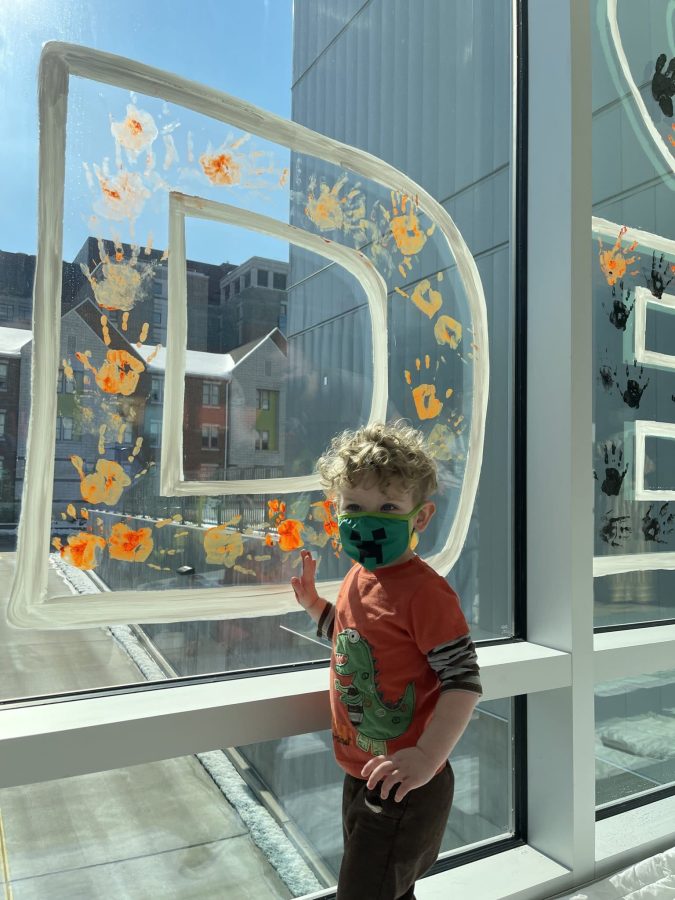 Image from Who Dey - Little boy in the hallway